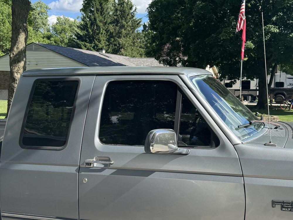 Ford F-250 with completed window tint by Jarhead Tint Works