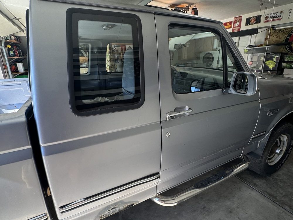 Vehicle in the shop at Jarhead Tint Works