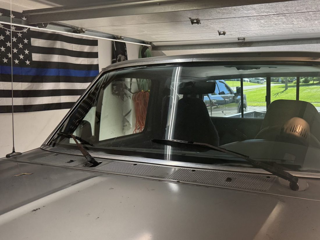 F-250 windshield tint