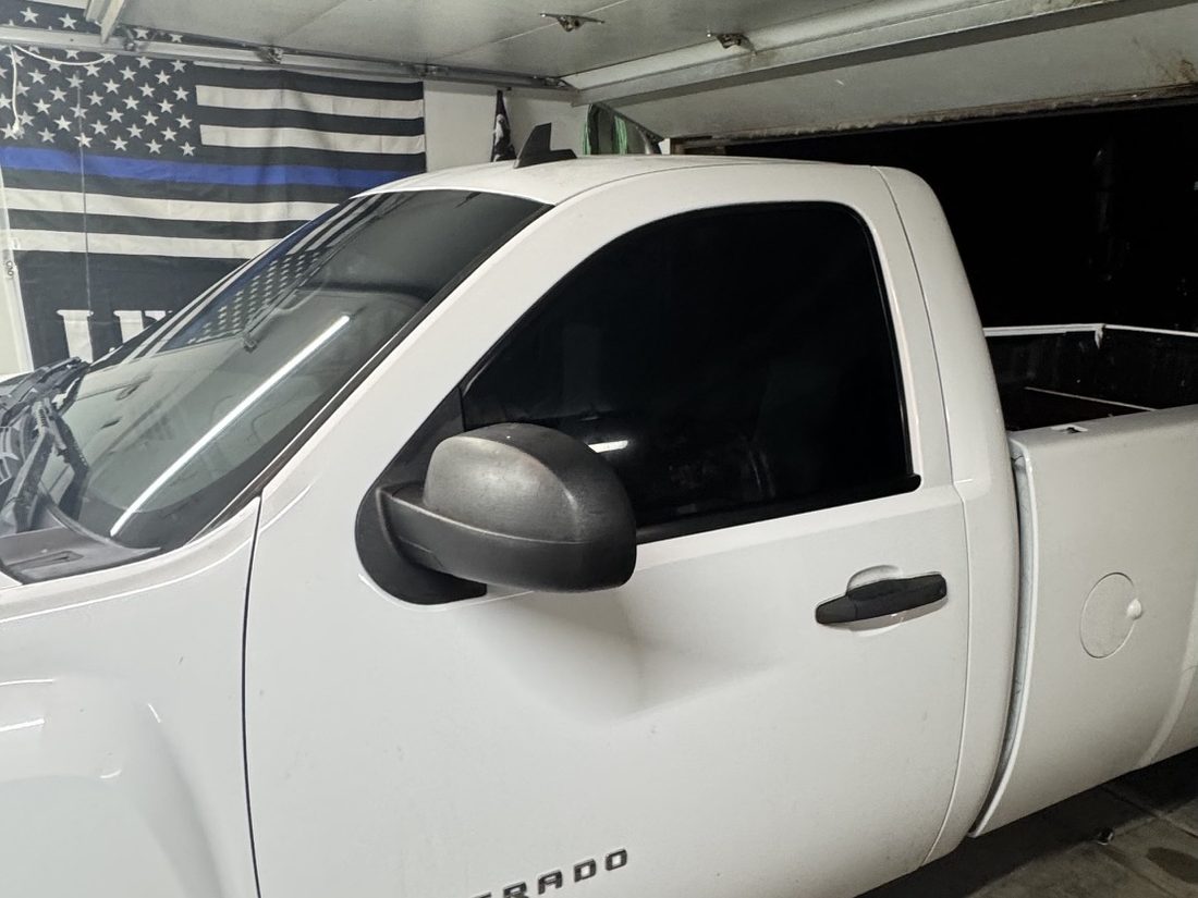 Silverado, full side in the shop