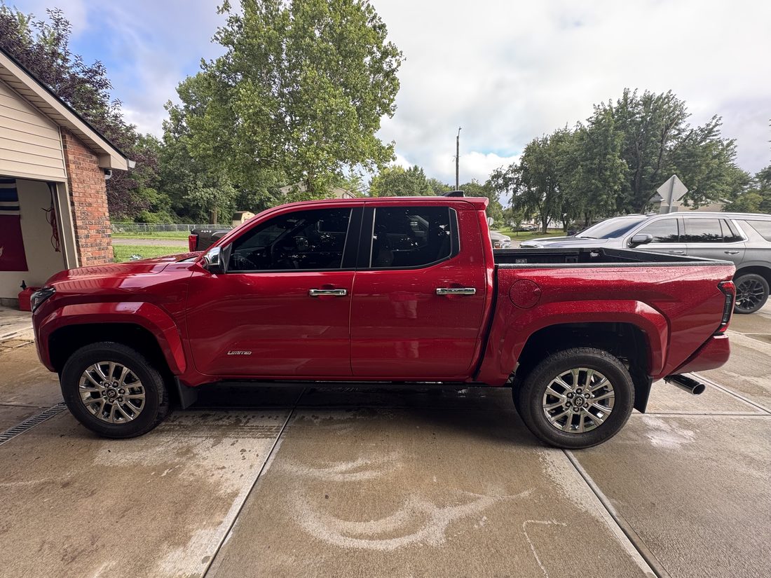Toyota Tacoma Limited &mdash; full side tint