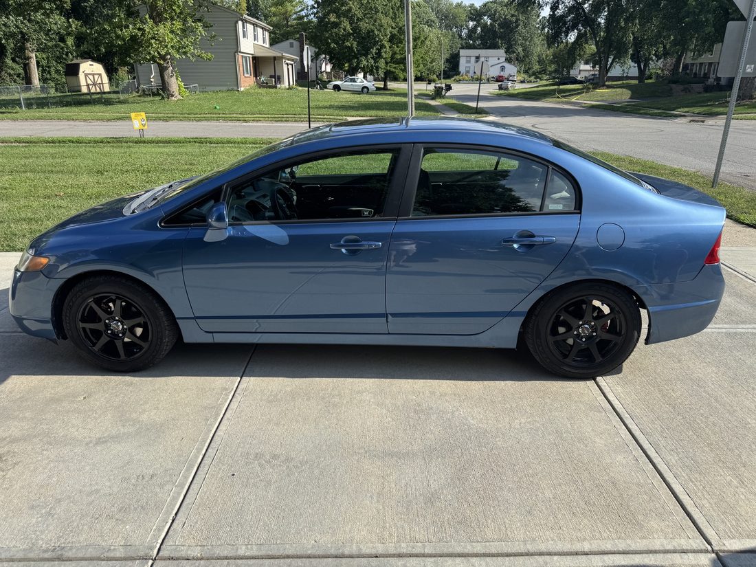 Honda Civic &mdash; full side tint